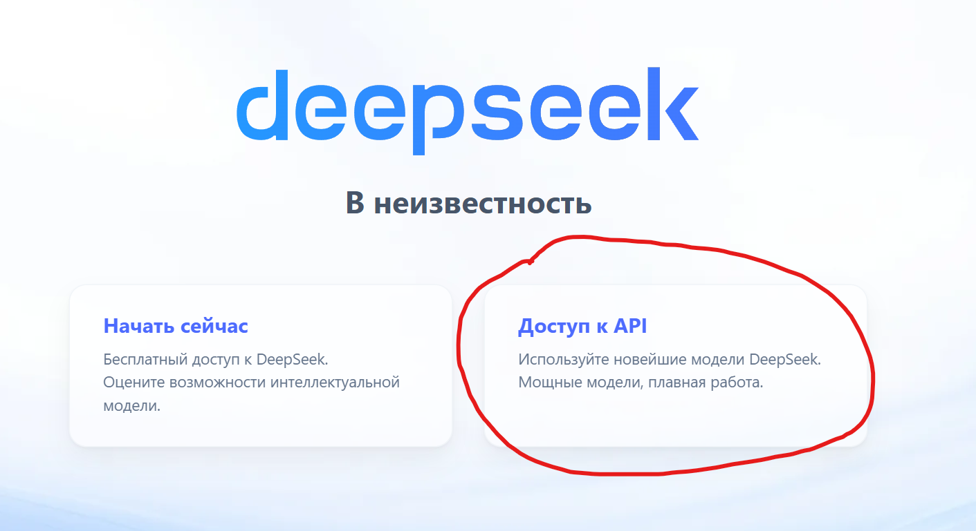 API Deepseek